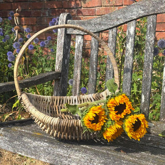 Rattan Vegetable Harvest Trug