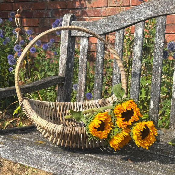 Rattan Vegetable Harvest Trug