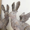 Regal Pair of Flying Hares
