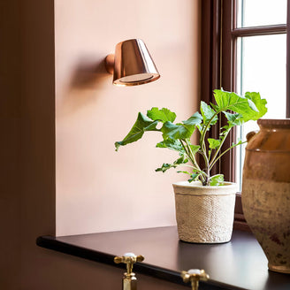 Regent Outdoor Wall Light in Raw Copper
