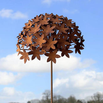 Rusted Large Allium Flower