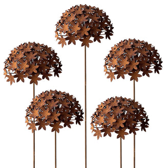 Rusted Large Allium Flower