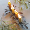 Rustic Mistletoe Christmas Candle Centrepiece