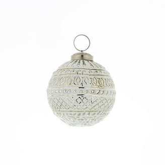 Silver Washed Bohemian Bauble