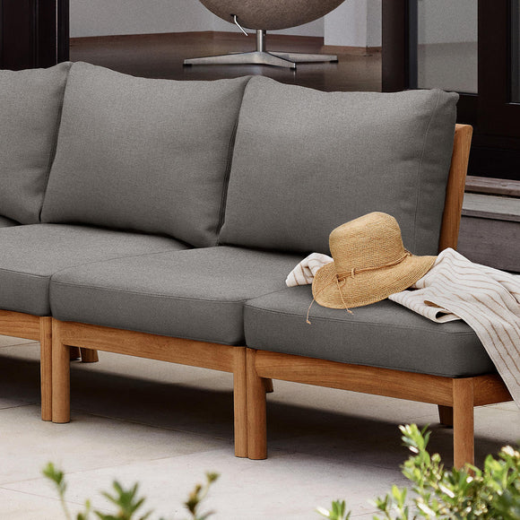 Tradition Teak Frame Single Module Unit