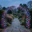Birch Twig Arch with Colour Changing LEDs – 3m