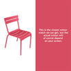 Luxembourg Steel Chair