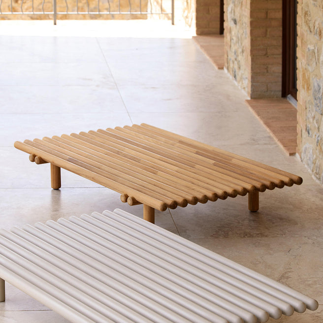 Buy Sticks Platform Teak Coffee Table — The Worm that Turned ...
