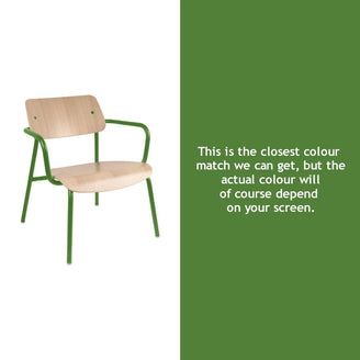 Studie Indoor Oak Lounge Chair