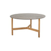 Twist Round Teak Coffee Table