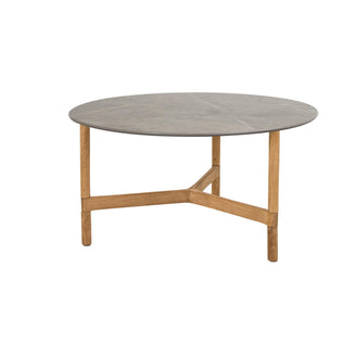 Twist Round Teak Coffee Table