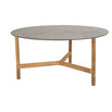 Twist Round Teak Coffee Table