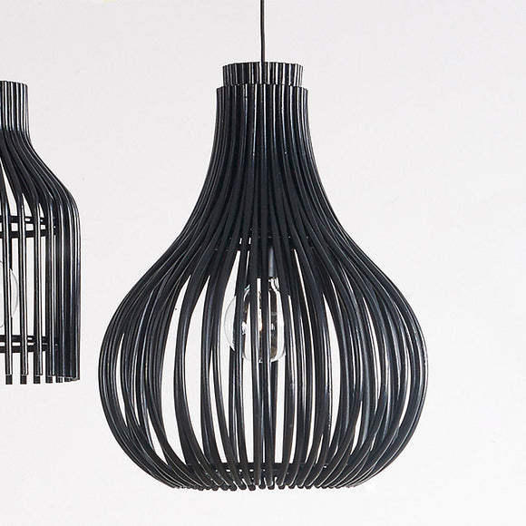 Bulb Rattan Indoor Pendant Light