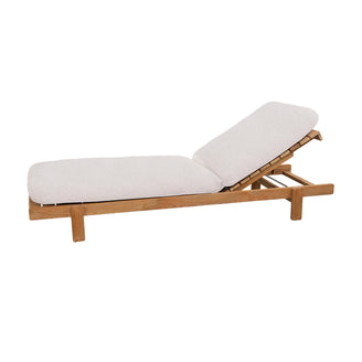 Vista Teak Sunlounger