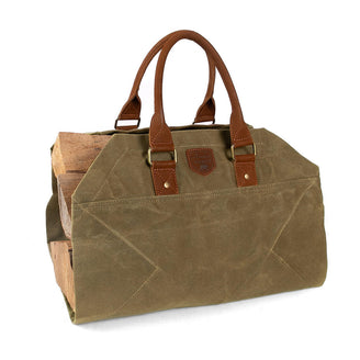 Wax Canvas 2-in-1 Log Bag