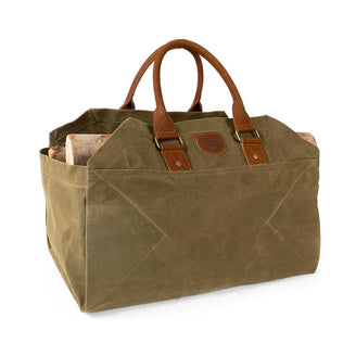 Wax Canvas 2-in-1 Log Bag