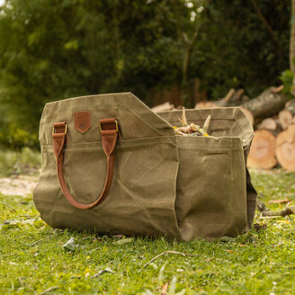 Wax Canvas 2-in-1 Log Bag