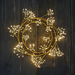 Woodland Swirl LED 60cm Wreath