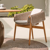 Wrap Dining Chair with Arms