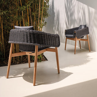 Wrap Dining Chair with Arms