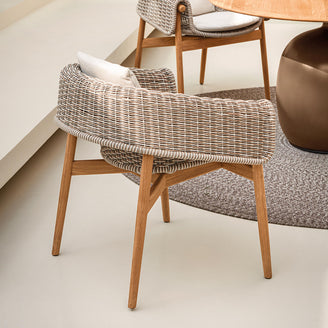Wrap Dining Chair with Arms