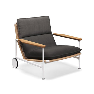 Zenith Lounge Chair with Teak Arms