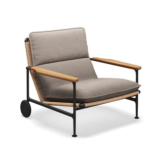 Zenith Lounge Chair with Teak Arms