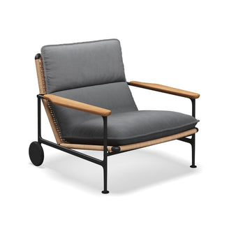 Zenith Lounge Chair with Teak Arms