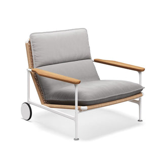 Zenith Lounge Chair with Teak Arms