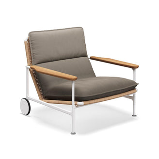 Zenith Lounge Chair with Teak Arms