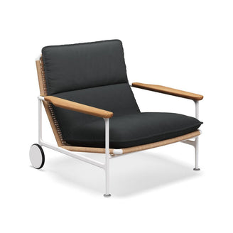 Zenith Lounge Chair with Teak Arms