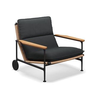 Zenith Lounge Chair with Teak Arms
