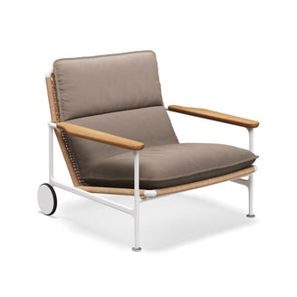 Zenith Lounge Chair with Teak Arms