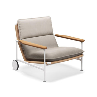 Zenith Lounge Chair with Teak Arms