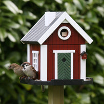Red Cottage Bird House (4646548668476)