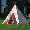 Pink Stripe Print Wigwam (4647734083644)