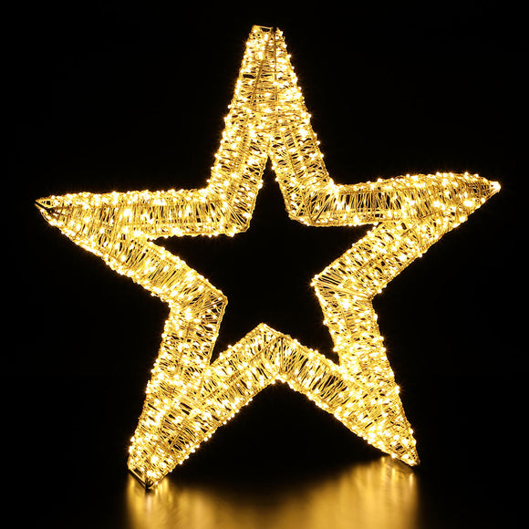 Opulent Outdoor Illuminated LED Star Decoration (6659477635132)