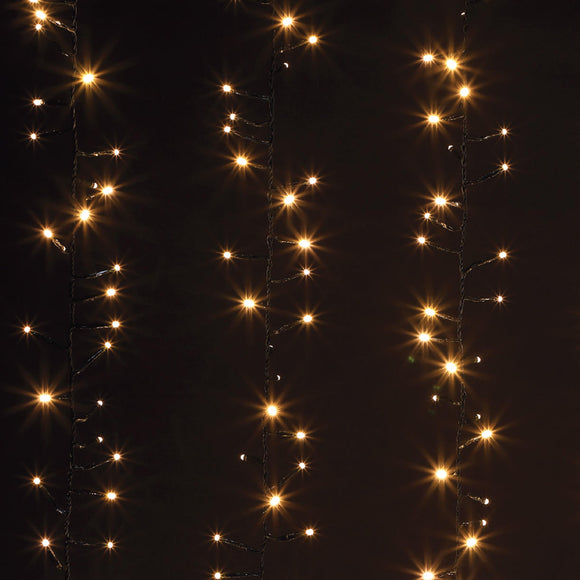 Cascading LED Curtain String Lights (6642555420732)