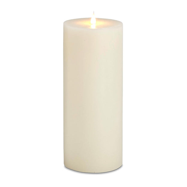 Tall Ivory LED Church Candle (4651955257404)