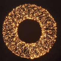Oversized Outdoor Illuminated LED Wreath (6659489071164)