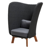 Peacock Rope Wing Highback Chair (4652583288892)