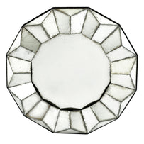 Sunburst Antiqued Round Mirror (4651877302332)