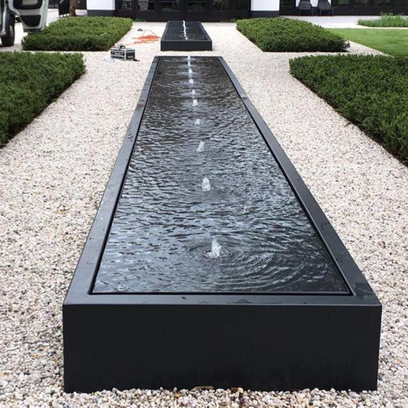 Aluminium Water Rill Features with Fountain (4650769875004)