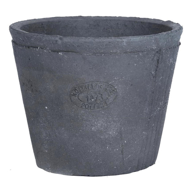 Black Smoked Terracotta Plant Pot (4734366711868)