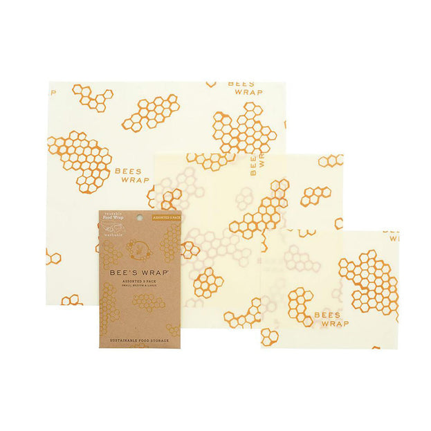 Bee's Wrap Sustainable Set of 3 Wraps (4650469785660)