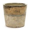 Conic Cream and Gold Indoor Pots (4650075521084)