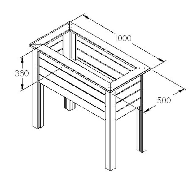 Bamburgh Planter Table (4651199561788)