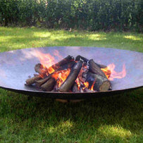 Large Corten Steel Garden Fire Bowls (4650753294396)