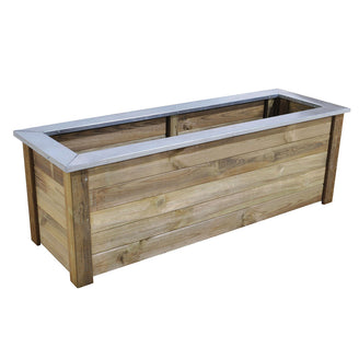 Cambridge Low Rectangular Wooden Planters (4650912743484)