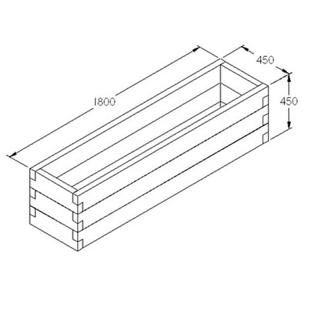 Caledonian Trough Raised Bed (4734367334460)
